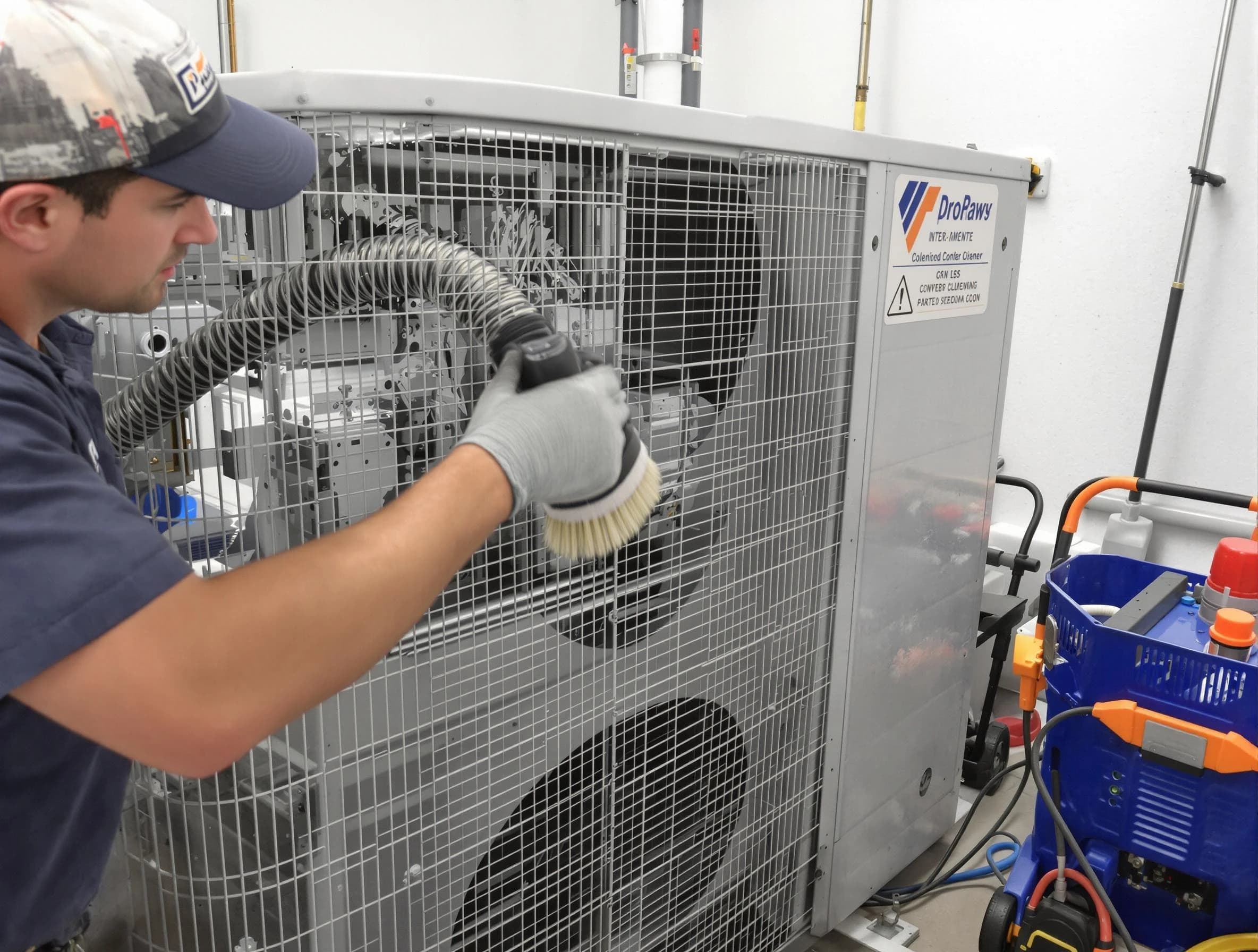Gold Canyon Air Duct Cleaning specialist performing precision AC coil cleaning for improved system performance in Gold Canyon