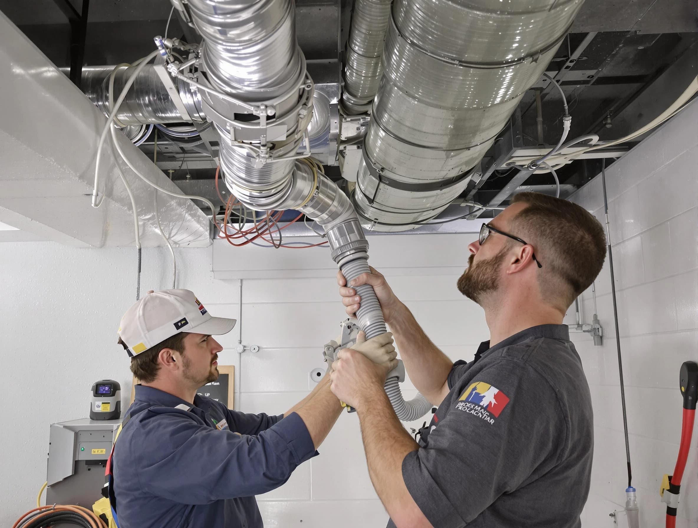 Gold Canyon Air Duct Cleaning technician performing thorough AC duct cleaning in Gold Canyon