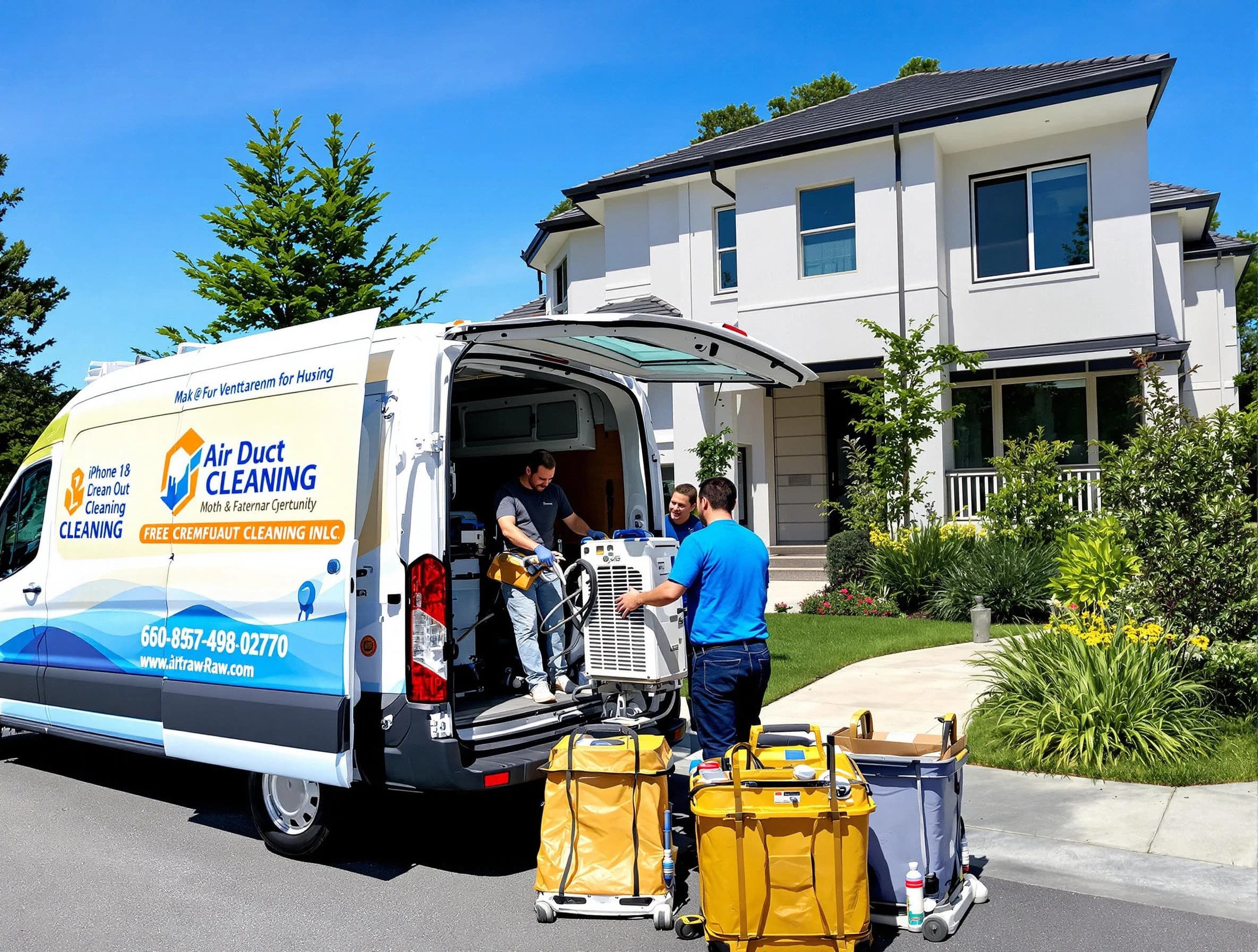Gold Canyon Air Duct Cleaning technician performing professional air duct cleaning in Gold Canyon