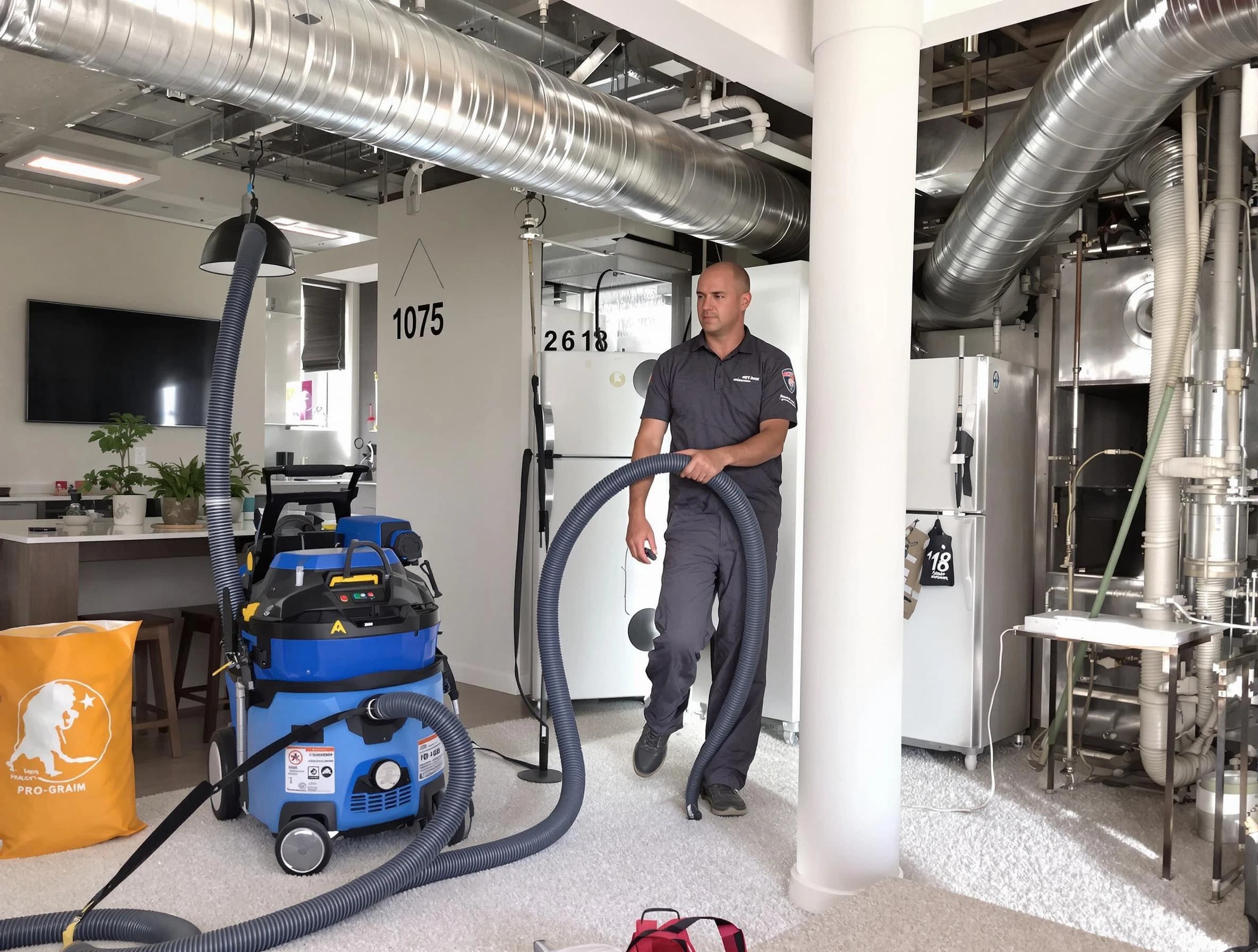 Gold Canyon Air Duct Cleaning expert performing detailed indoor duct cleaning for improved air quality in Gold Canyon