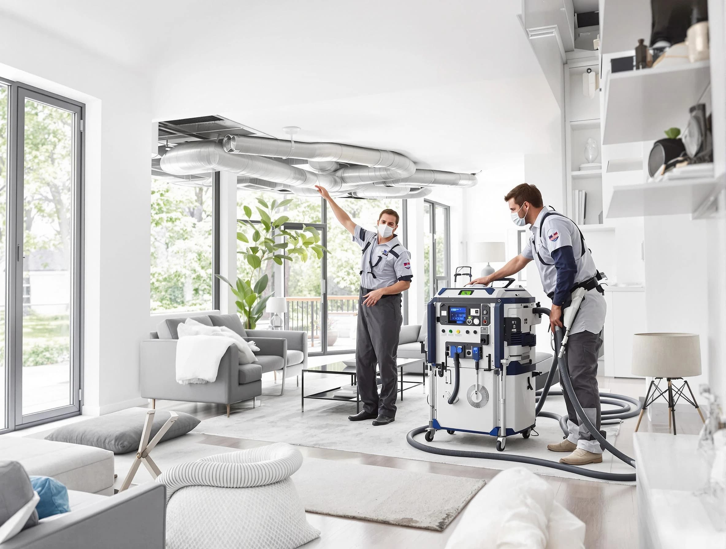 Gold Canyon Air Duct Cleaning professional conducting pure air duct cleaning with state-of-the-art equipment in Gold Canyon