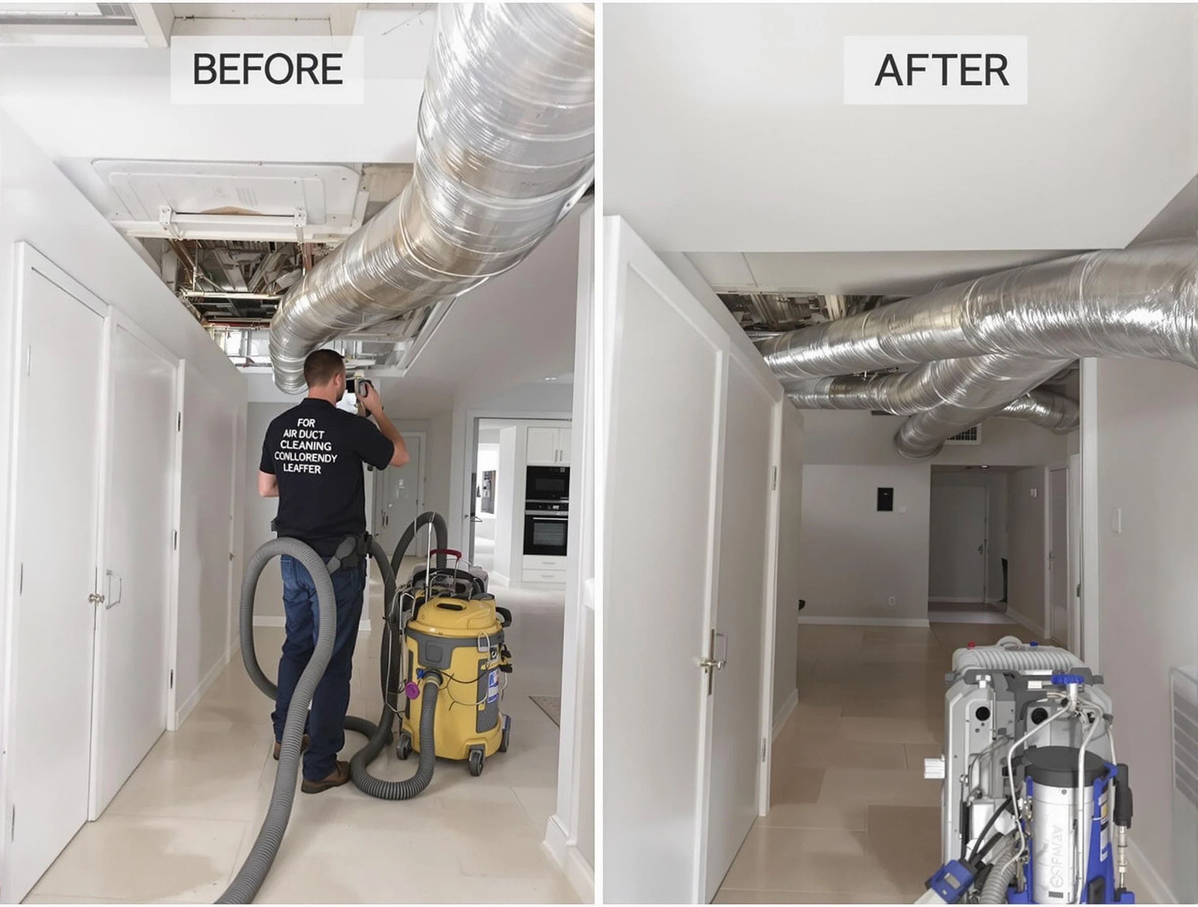 Gold Canyon Air Duct Cleaning professional performing thorough air duct cleaning in Gold Canyon