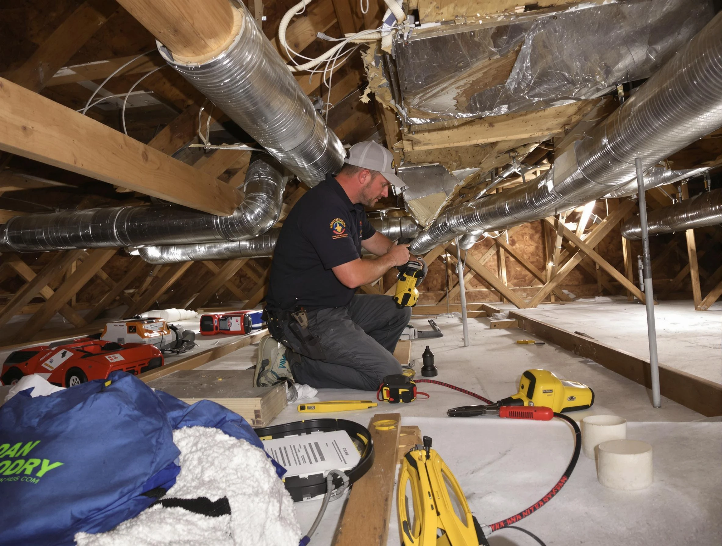 Professional air duct repair by Gold Canyon Air Duct Cleaning in Gold Canyon