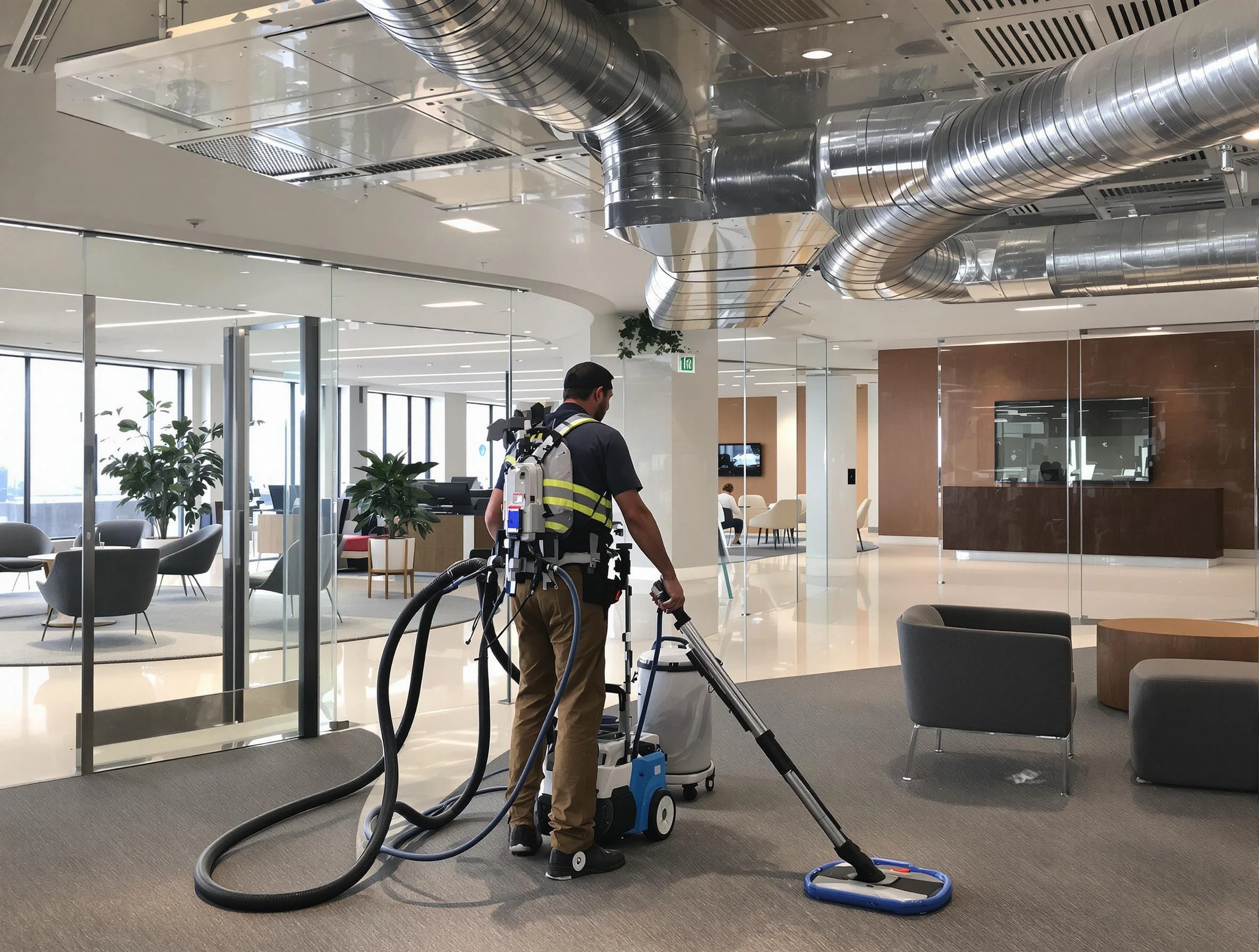 Commercial duct cleaning service by Gold Canyon Air Duct Cleaning in Gold Canyon