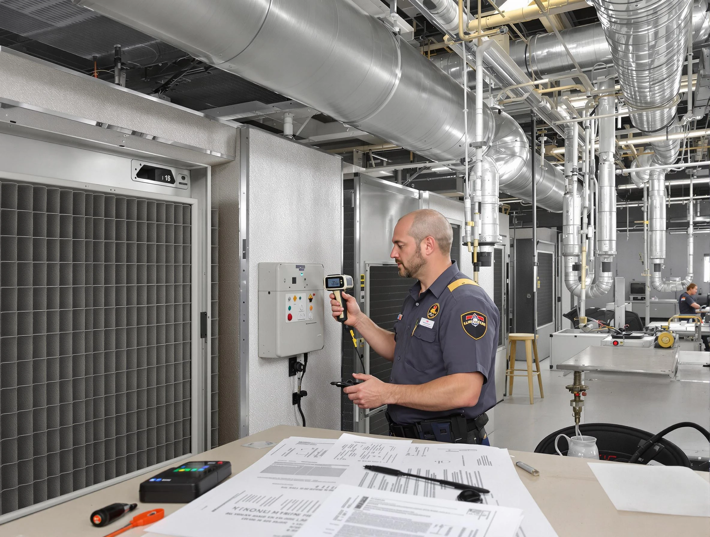 Professional filter system inspection by Gold Canyon Air Duct Cleaning in Gold Canyon